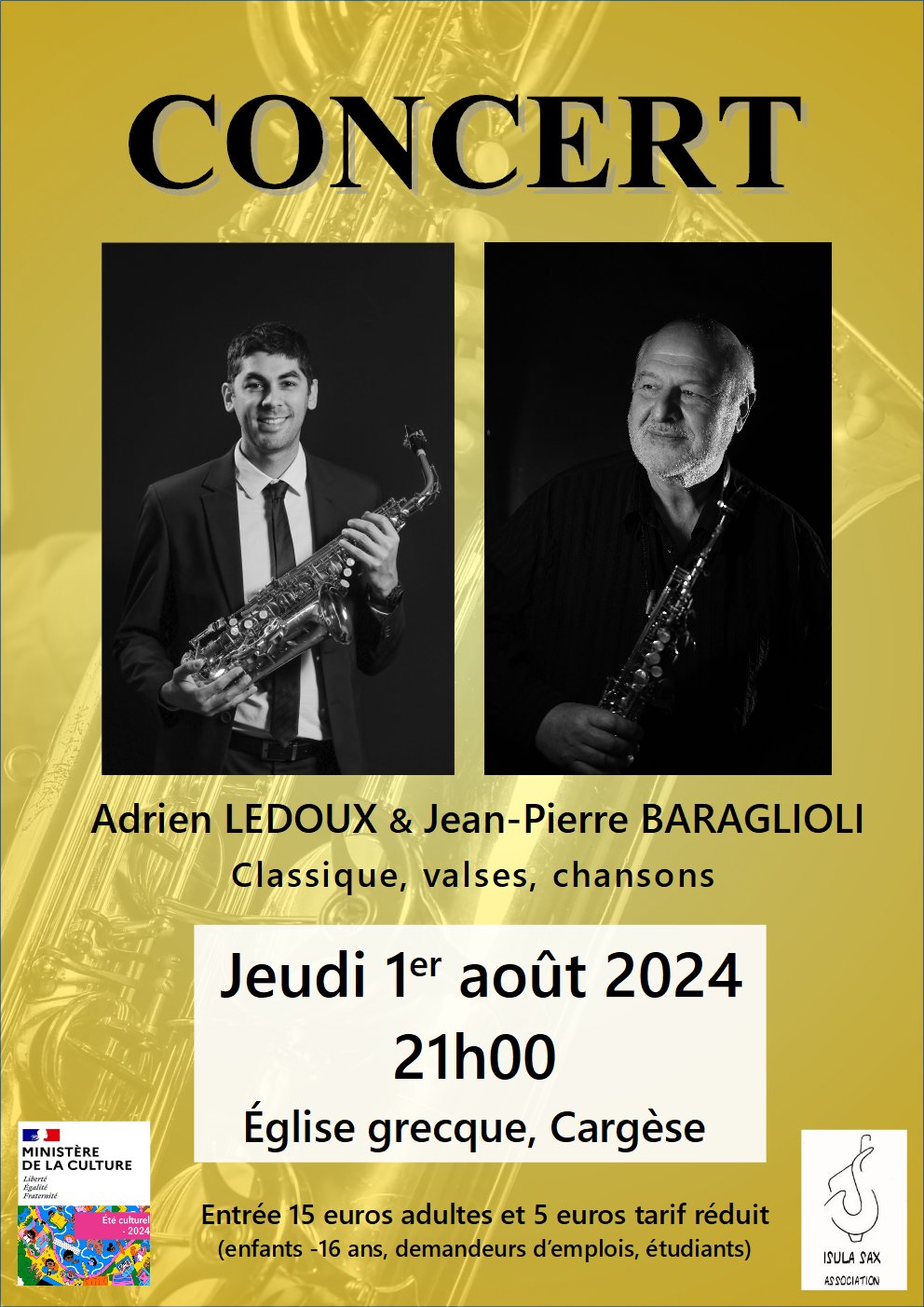 Concert Duo Saxophones