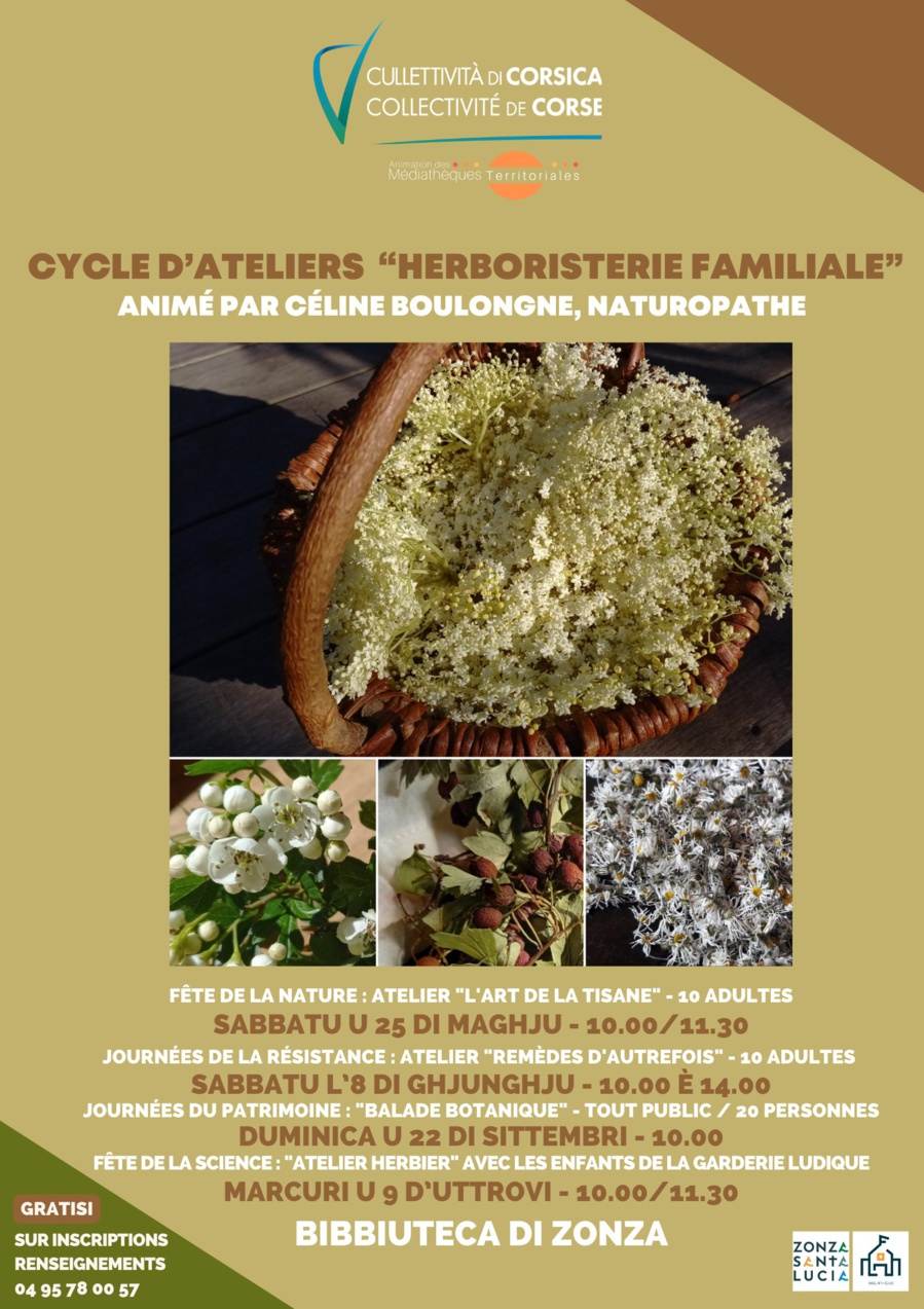 Cycle d'ateliers : "Herboristerie familiale"