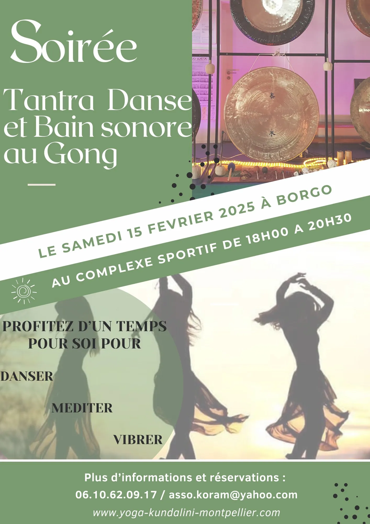 Soirée Tantra Danse et Bain sonore au Gong