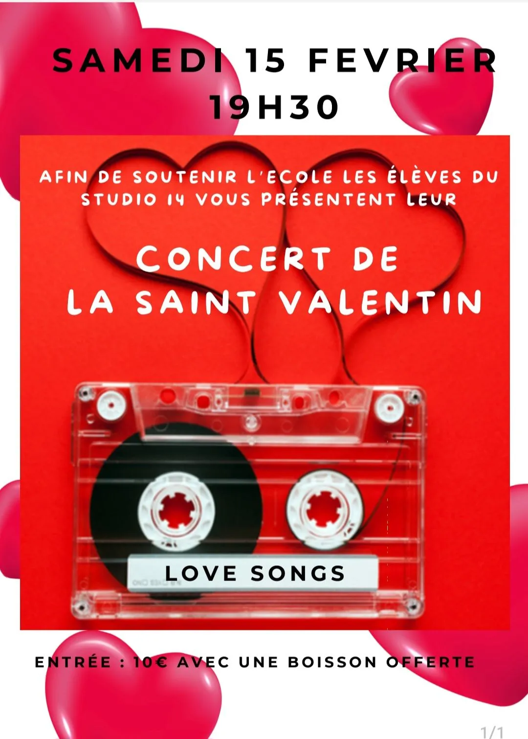 Concert de la St Valentin