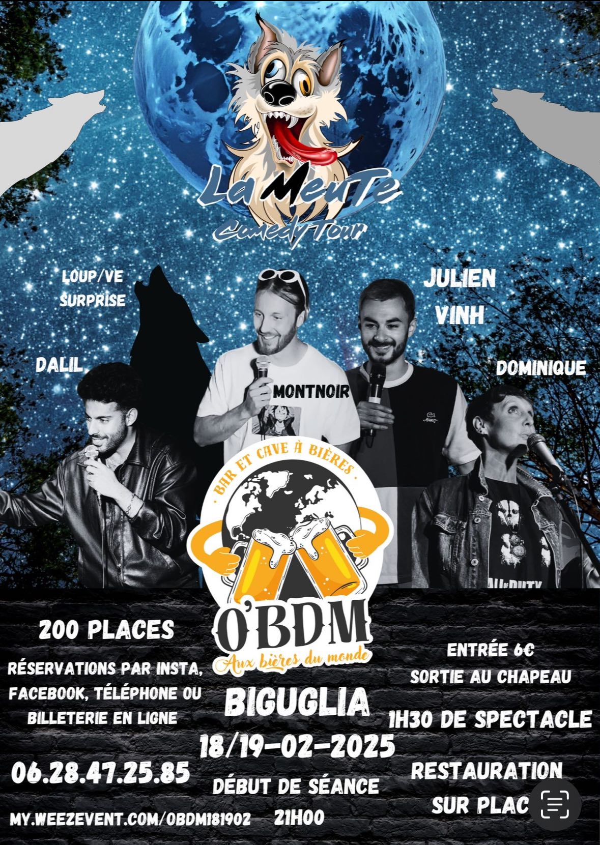 Soirée Stand-up O’bdm 18/19 février