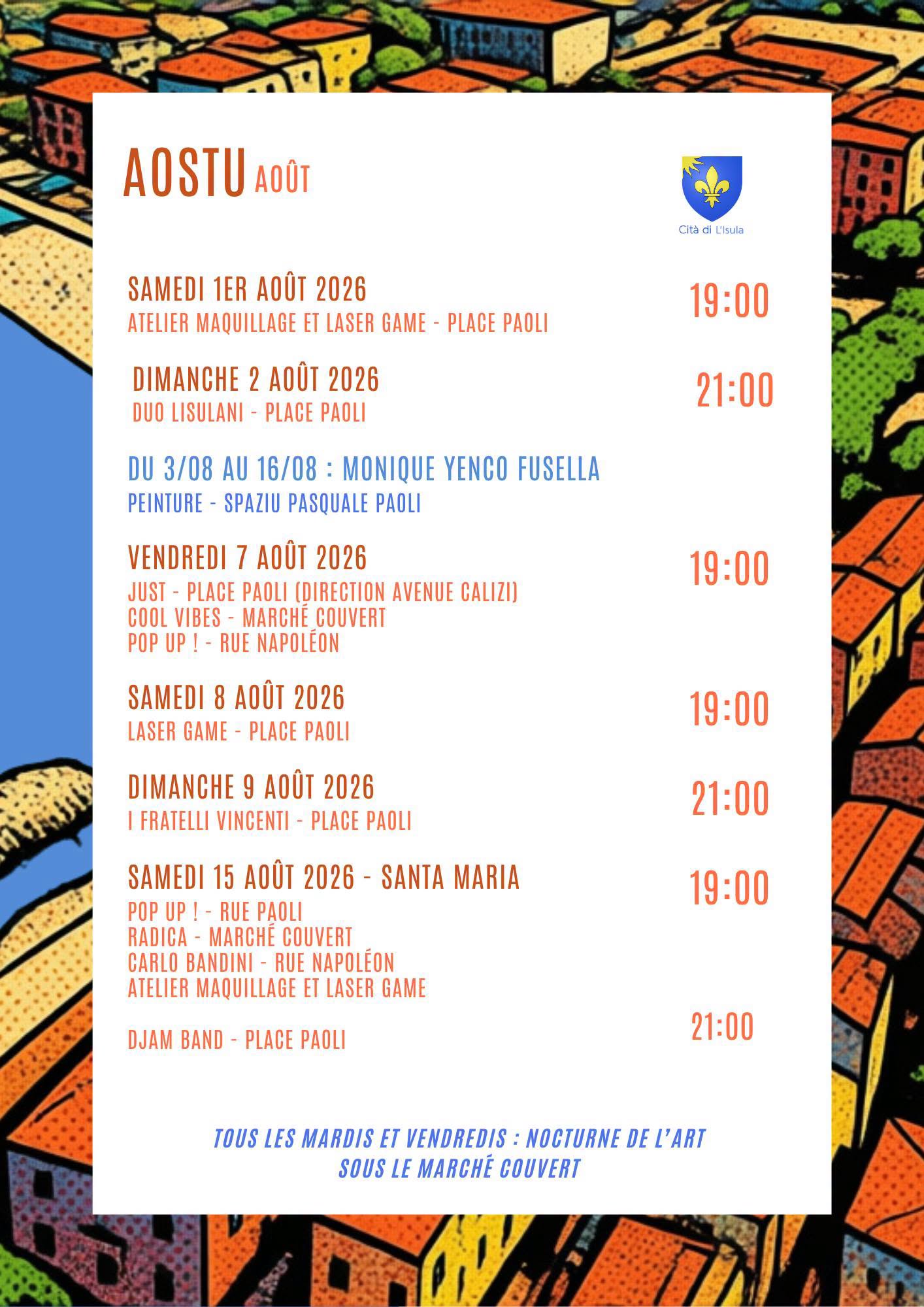 Concerts de L'Isula