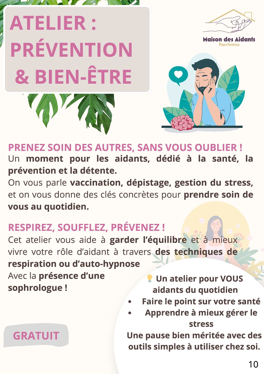 Atelier : Prévention & Bien-Être