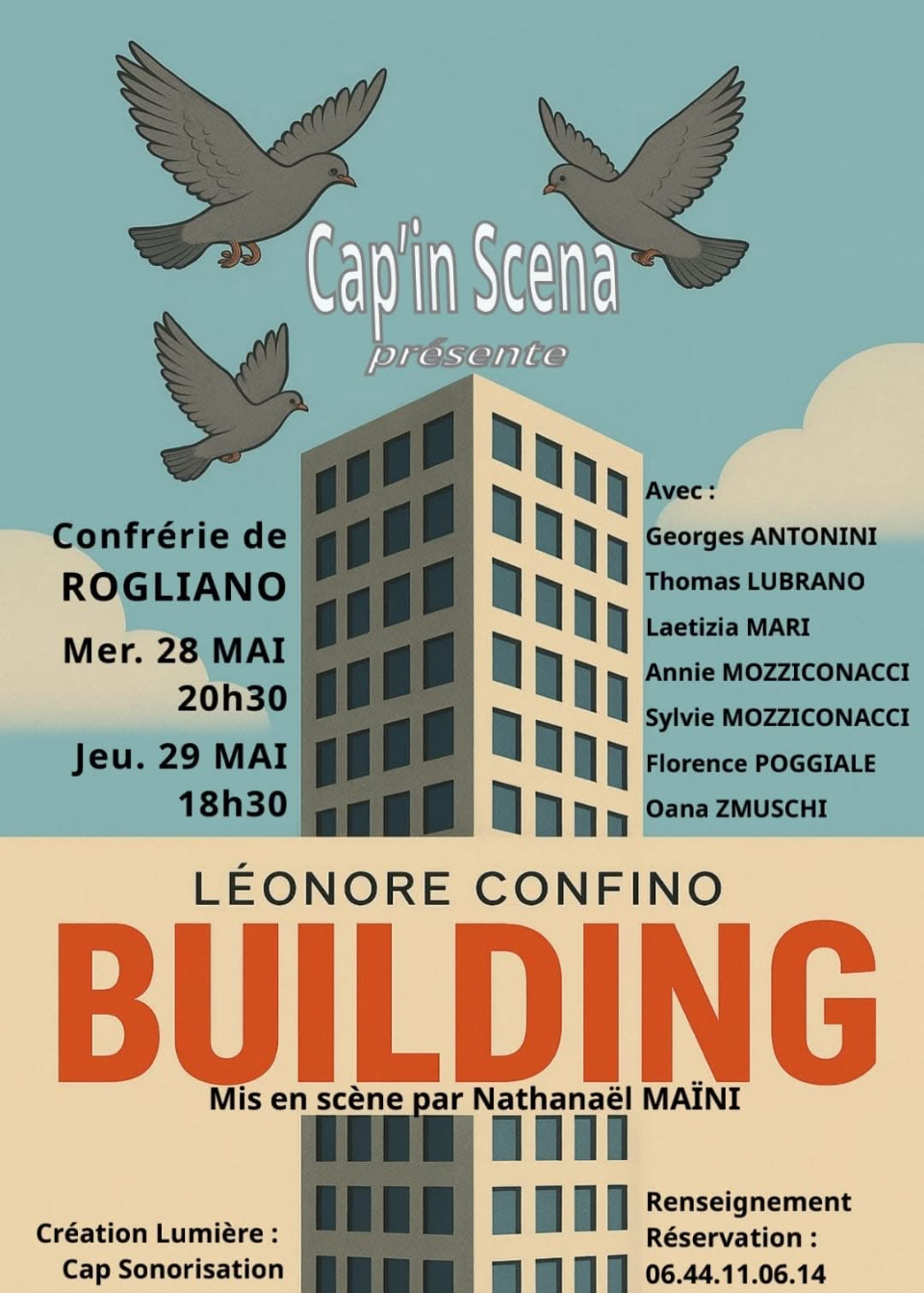 Pièce de théâtre : BUILDING de Léonore CONFINO