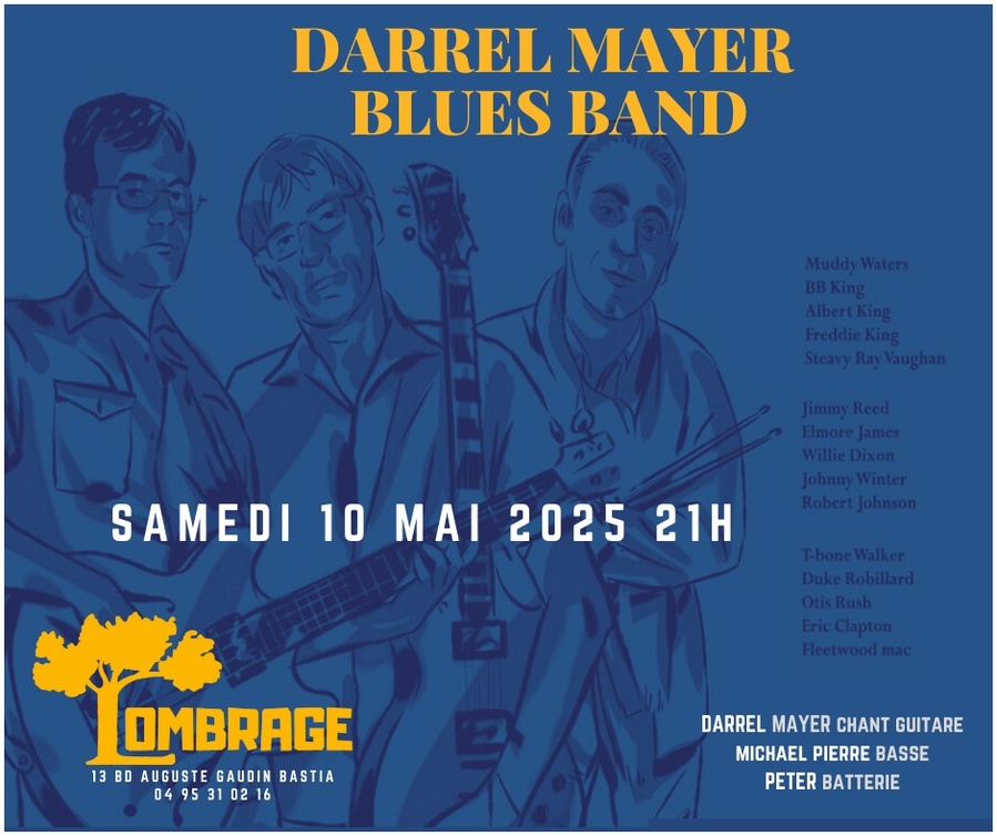Concert : Darrel Mayer blues band