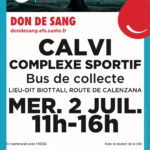 Don du sang - Calvi