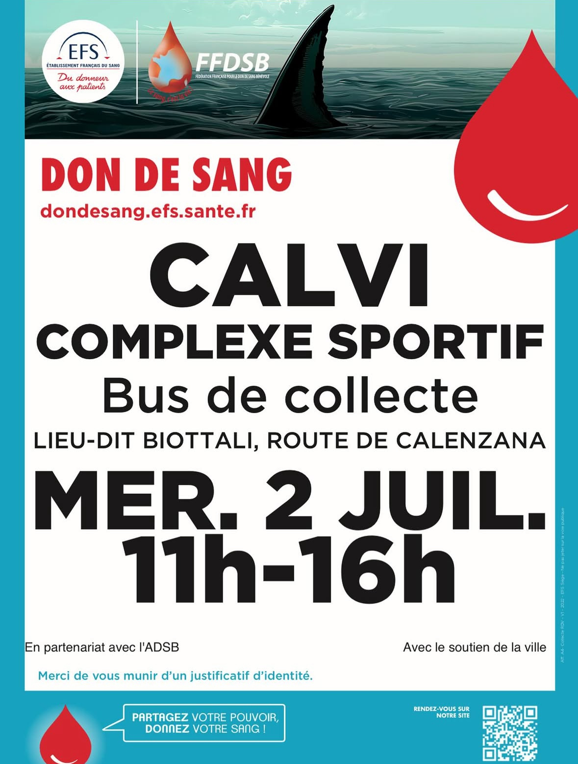 Don du sang - Calvi