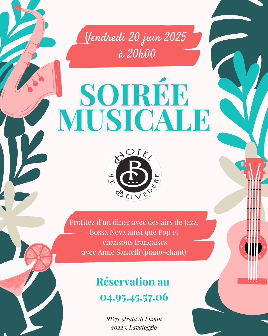 Soirée Musicale au Belvédère