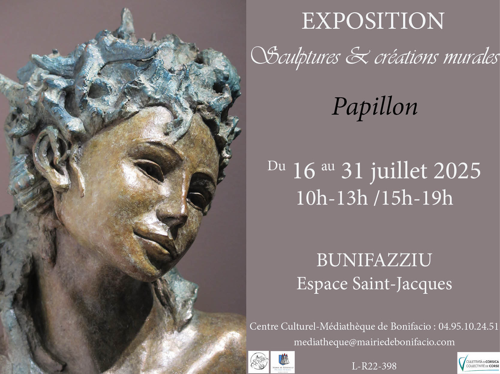 Exposition PAPILLON sculpture