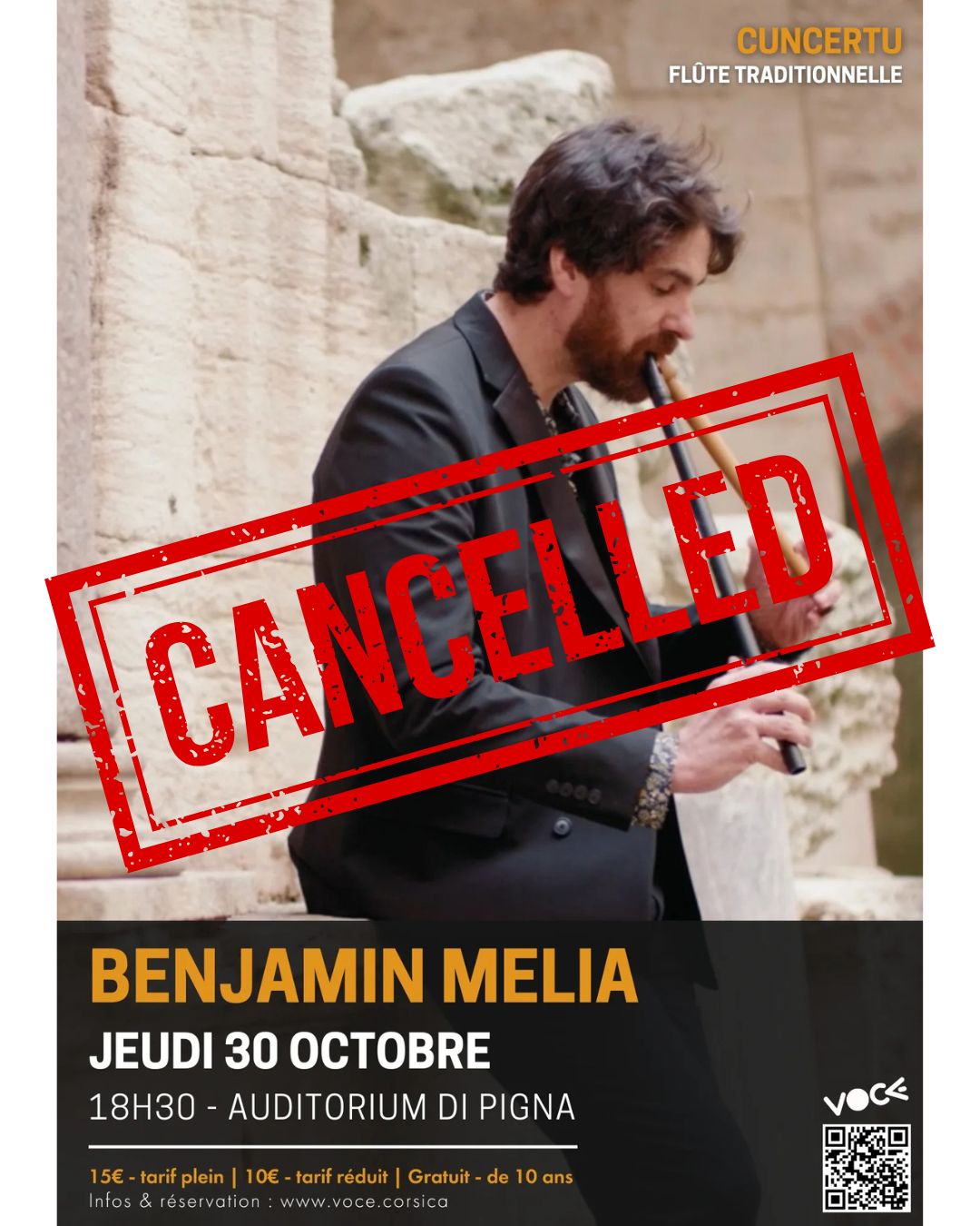 Benjamin Melia ANNULÉ