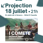 Projection sous les étoiles