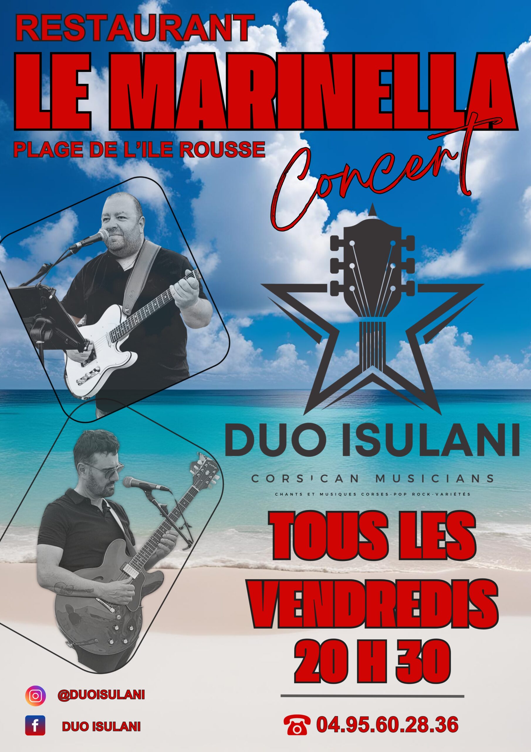 Soirée chants et musiques corses et variétés