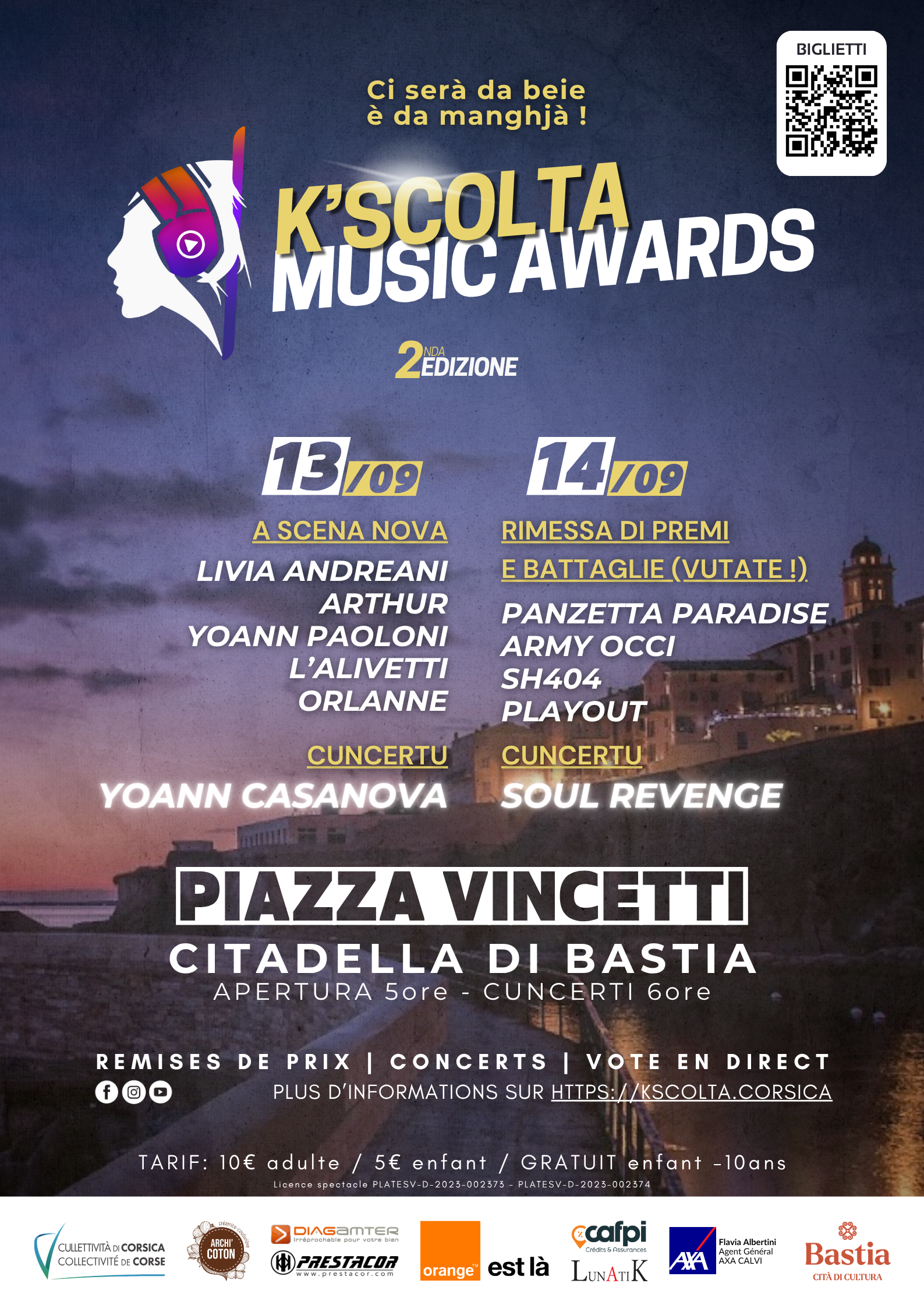 K'SCOLTA MUSIC AWARD