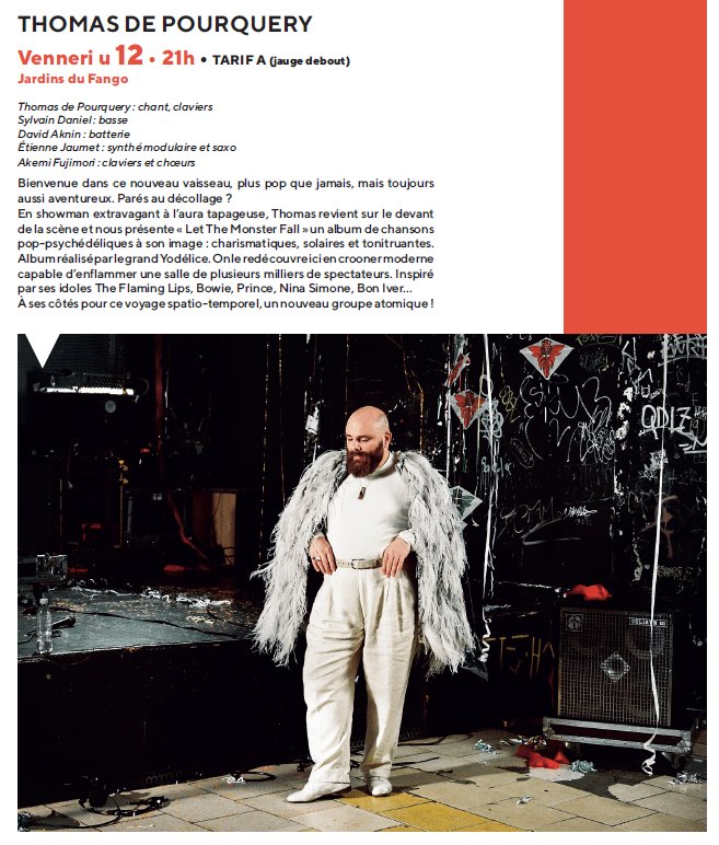 Concert de Thomas de Pourquery