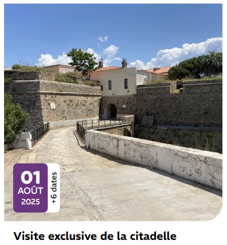 Visite exclusive de la Citadelle d'Ajaccio