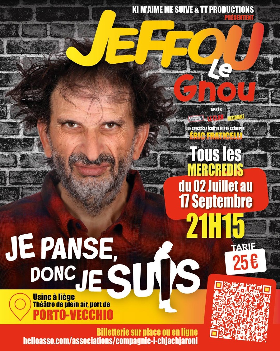 Je panse donc je suis - Jeffou le Gnou