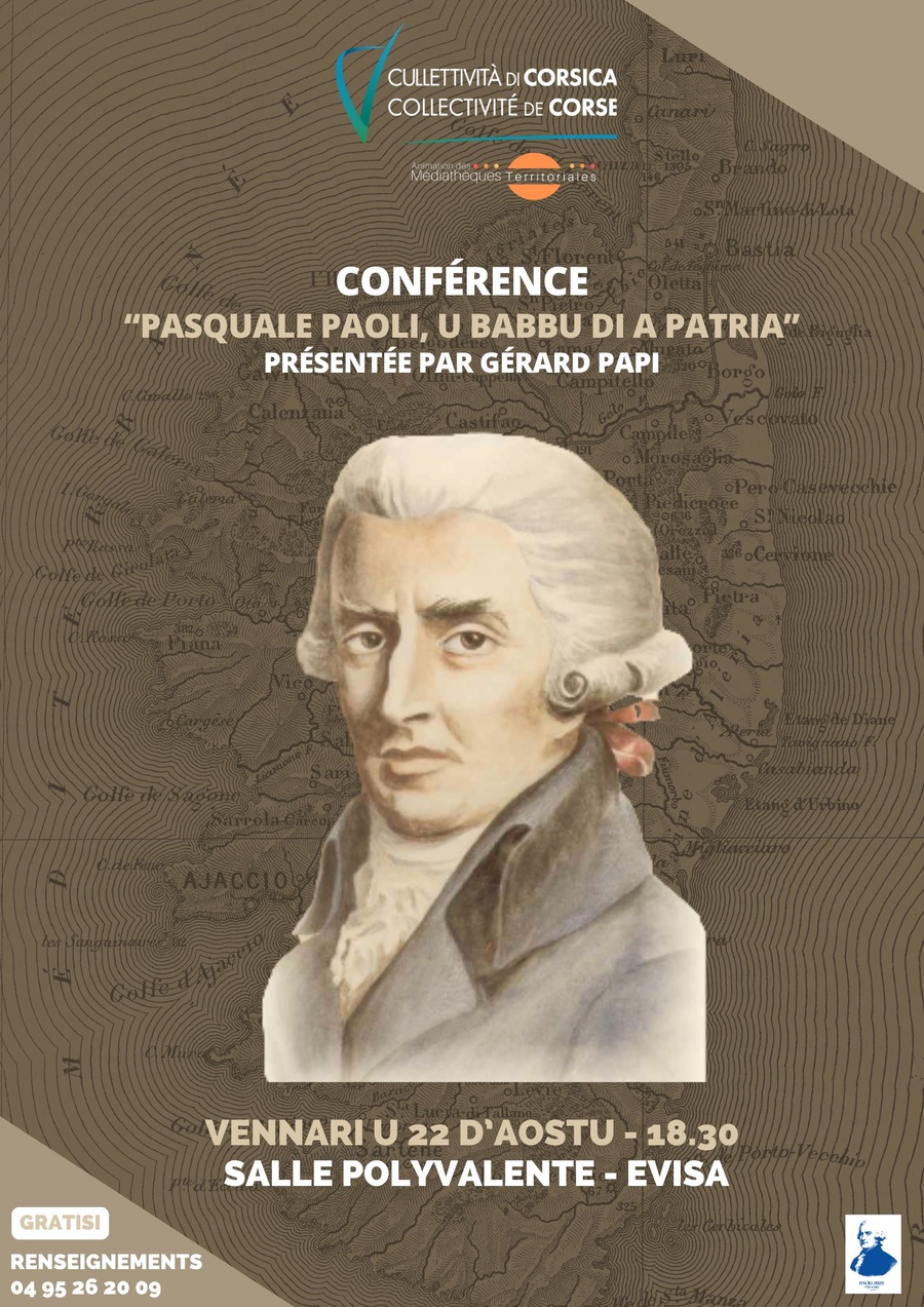 Conférence « Pasquale Paoli, u babbu di a patria »