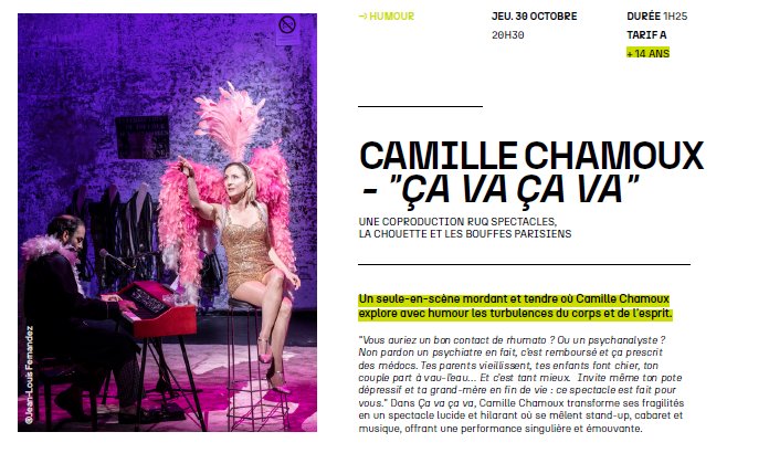 Ça Va Ça Va de Camille Chamoux