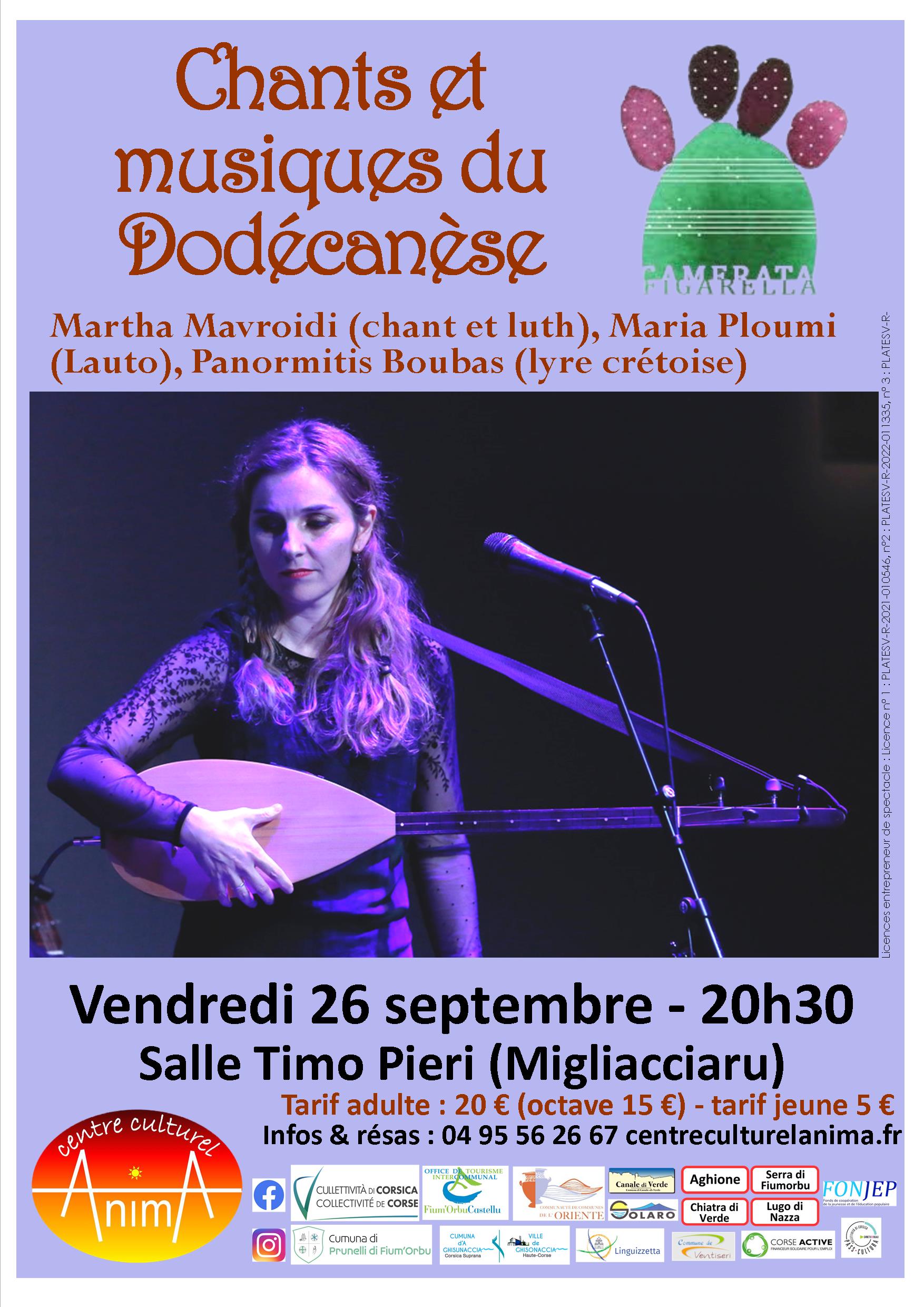 Musique vocale et instrumentale des îles Dodécanèse - Migliacciaru