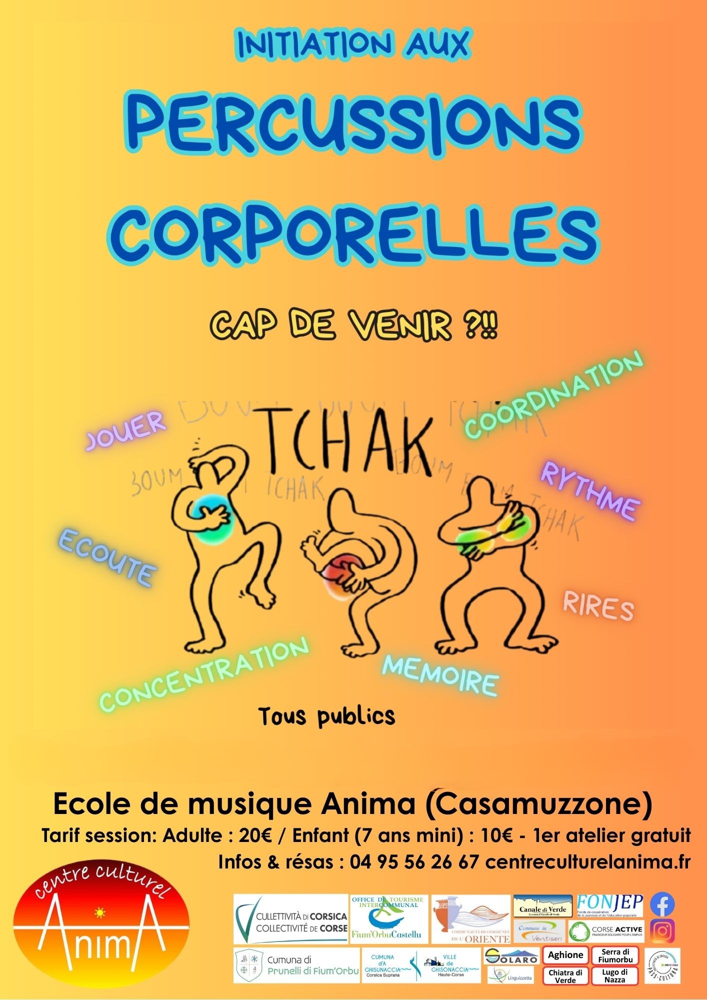 Stage de percussions corporelles