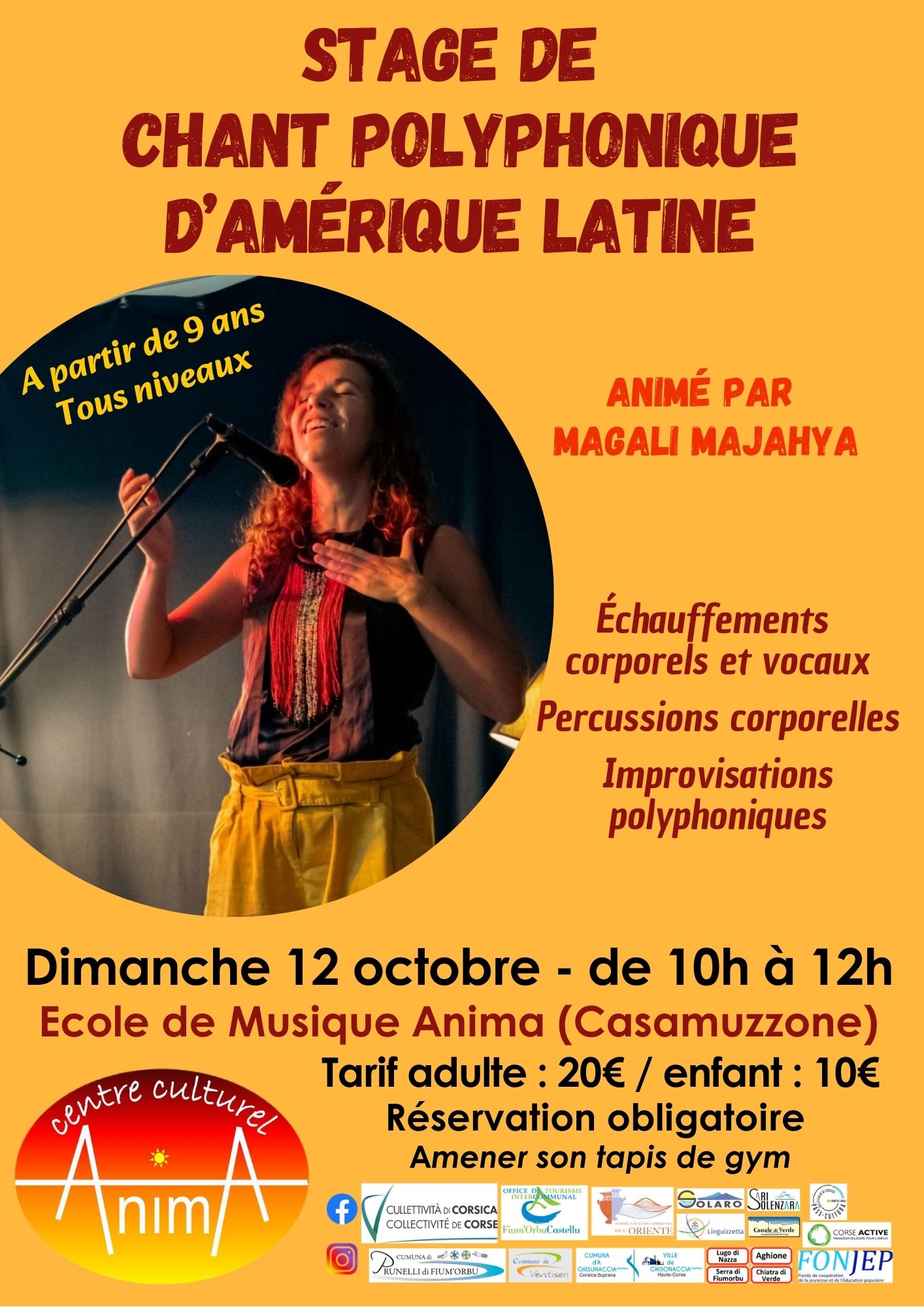 Stage de chant polyphonique d’Amérique Latine