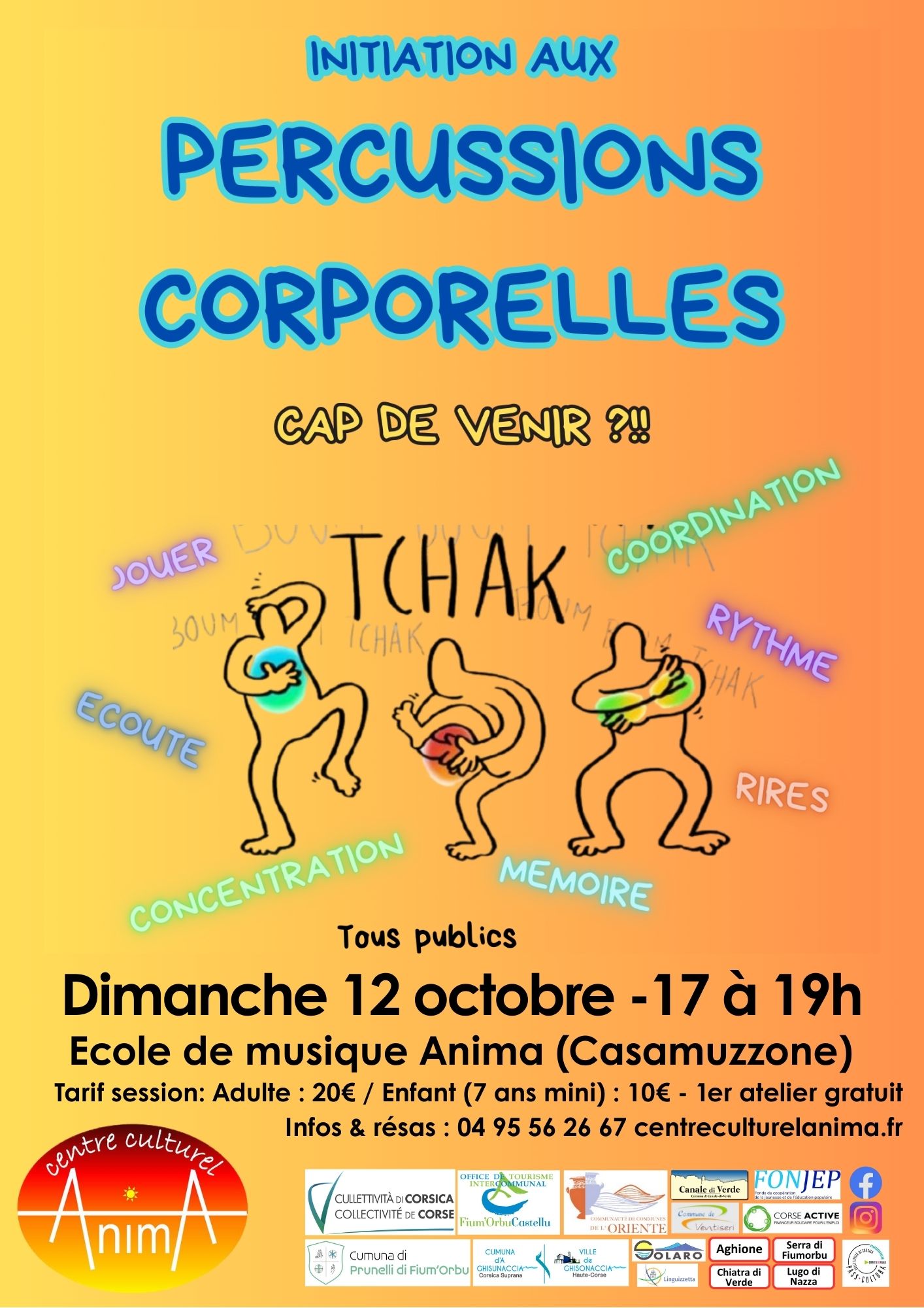 Stage de percussions corporelles
