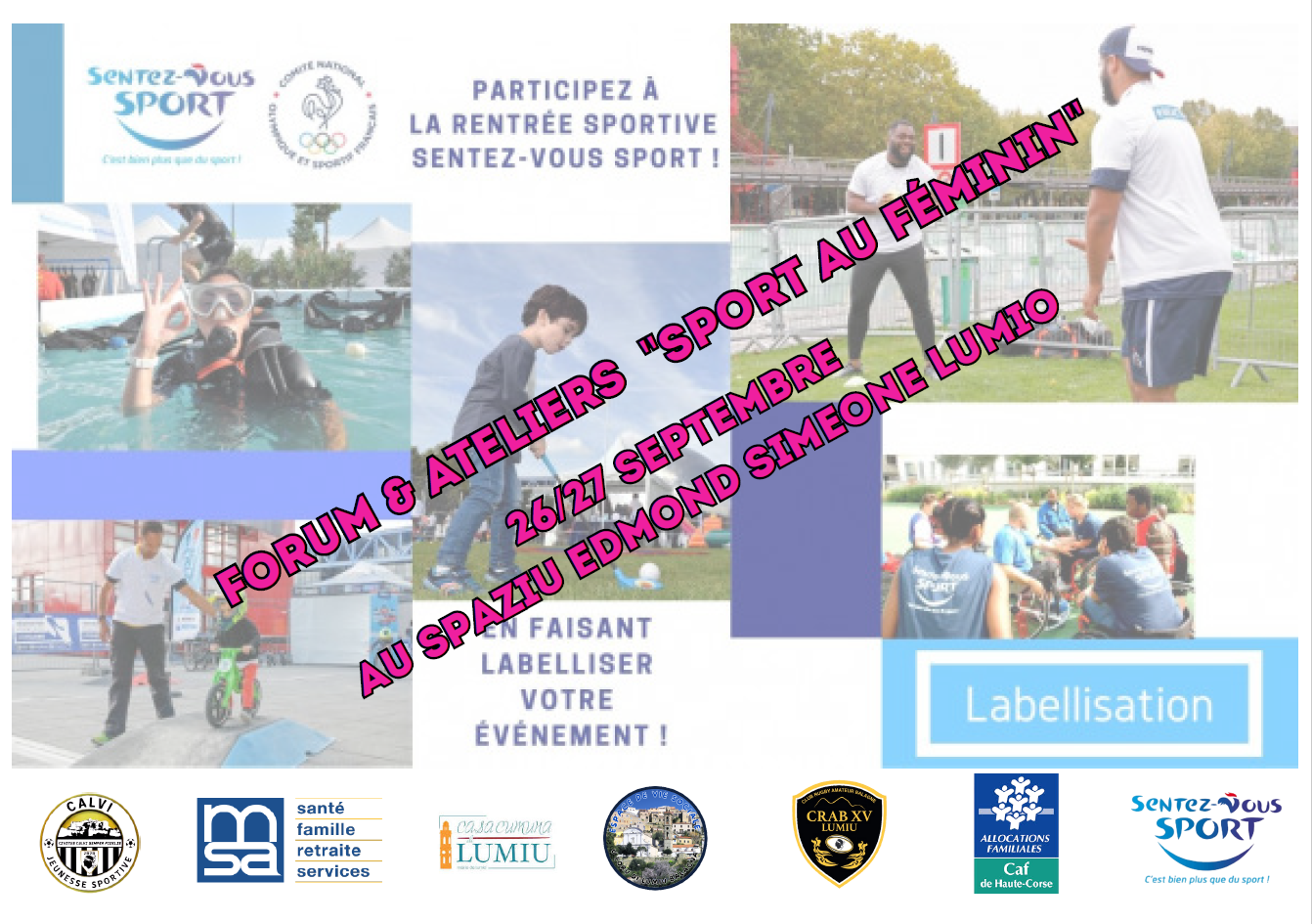 Forum et atelier : sport au féminin