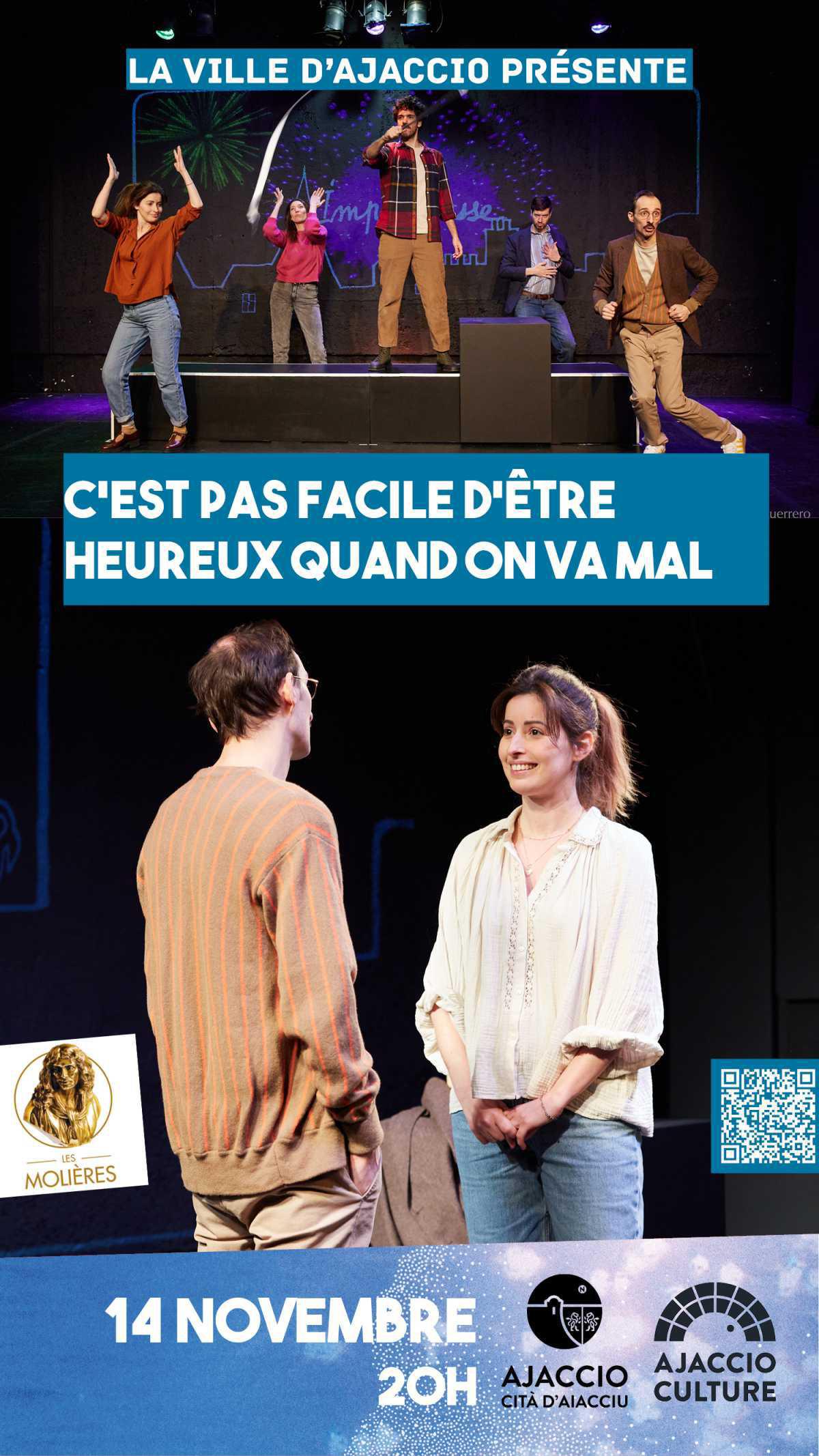 C'est pas facile d'être heureux quand on va mal