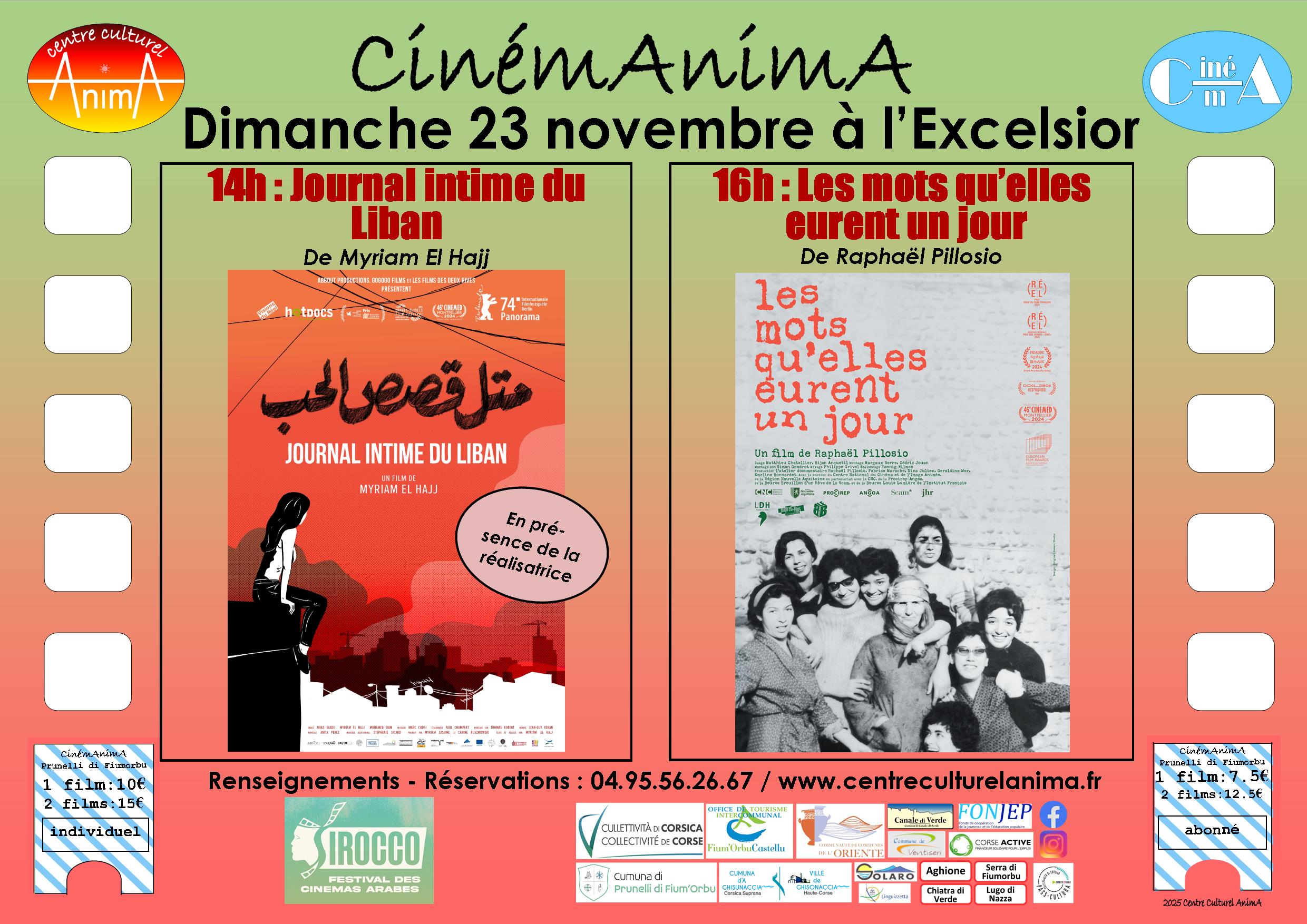 Double séance cinéma - Festival Sirocco