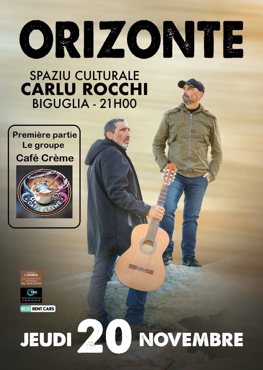 ORIZONTE en concert ! Spaziu Culturale Carlu Rocchi - Biguglia