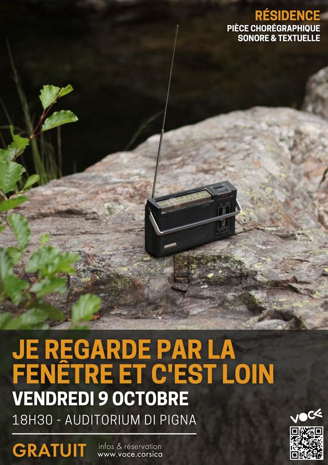 Je regarde par la fenêtre et c’est loin