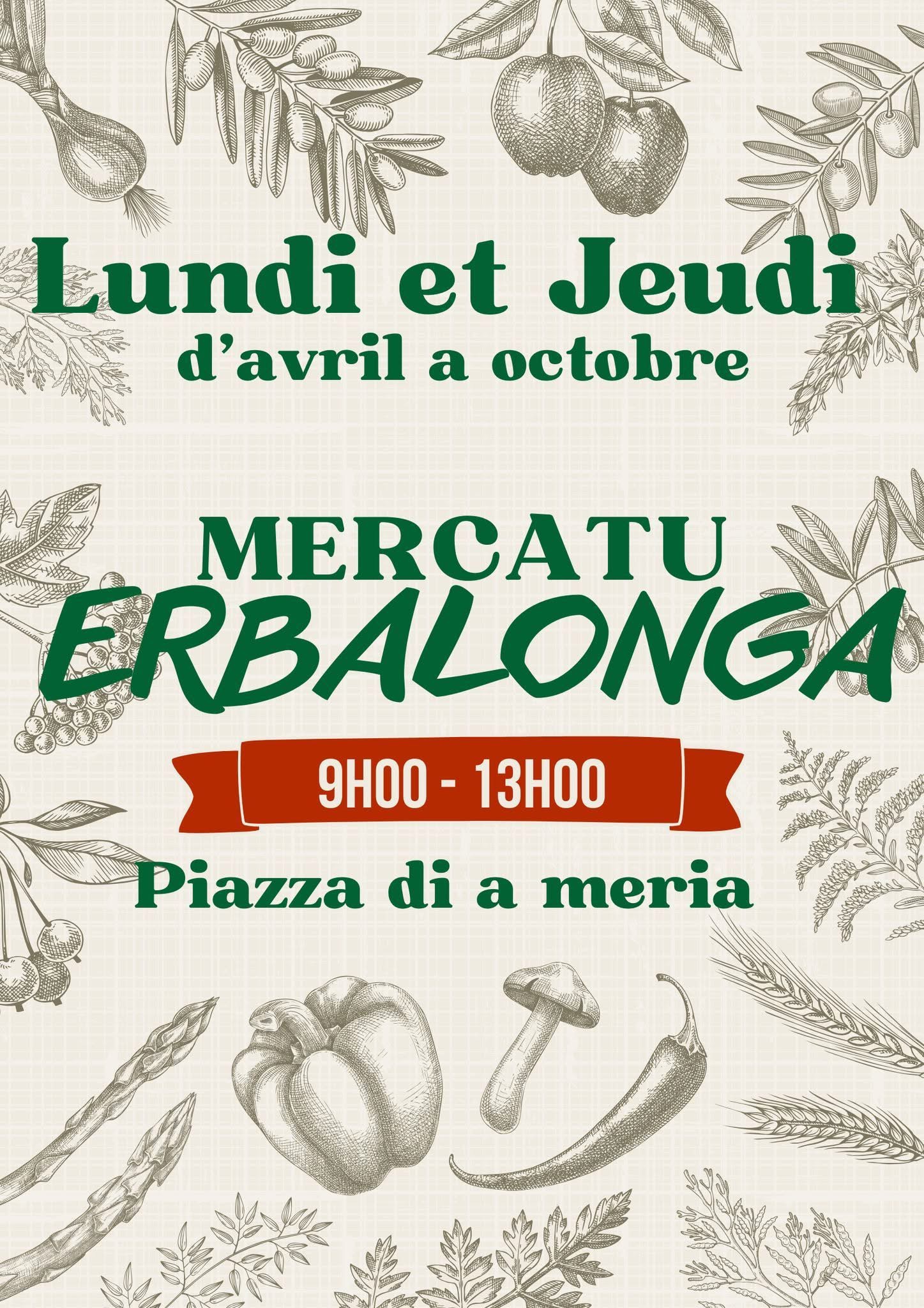 Marché d'Erbalunga