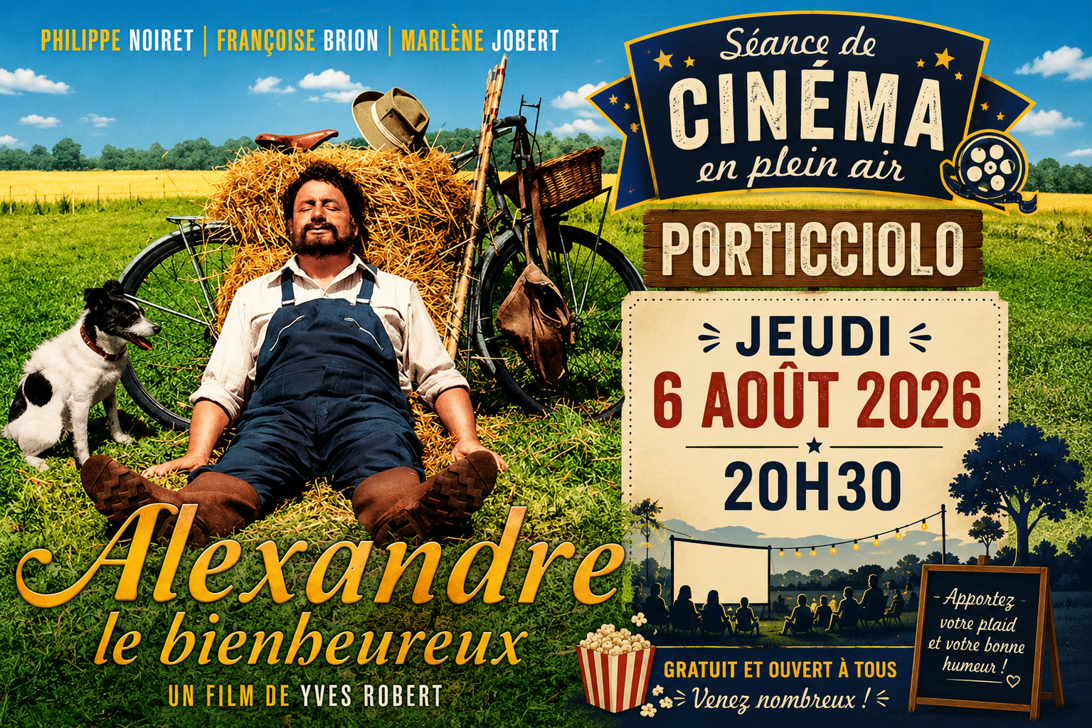Cinéma sous les Étoiles : Alexandre le Bienheureux