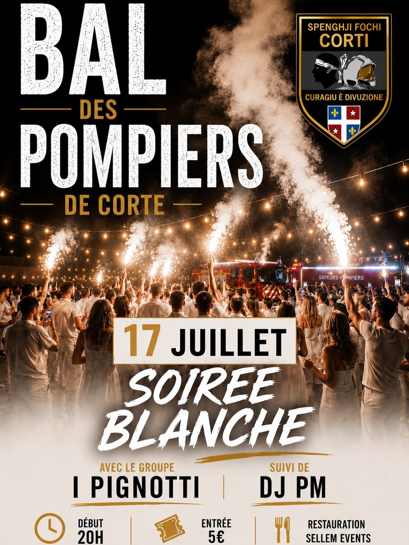Bal des pompiers de Corte 2026