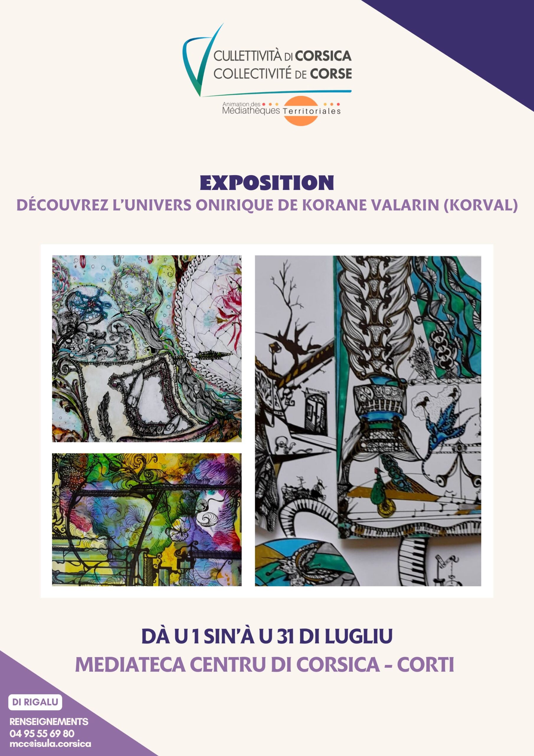 Exposition : L'univers onirique de Korane Valarin (Korval)