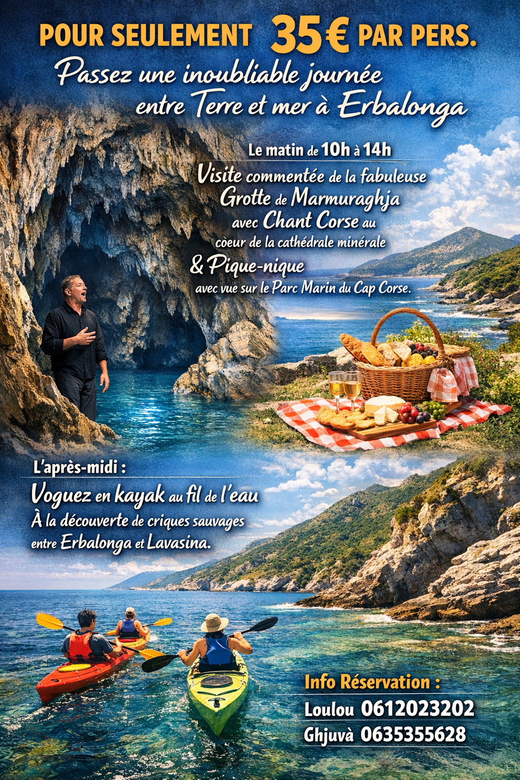Journée entre Terre & Mer à Erbalonga