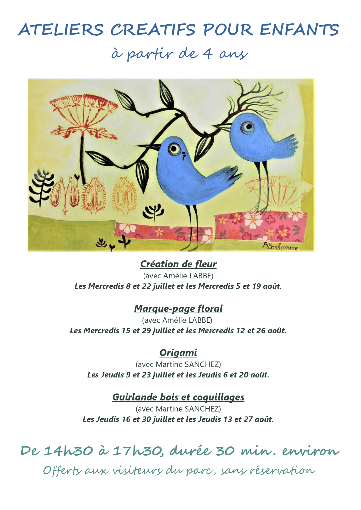 Atelier créatif enfants