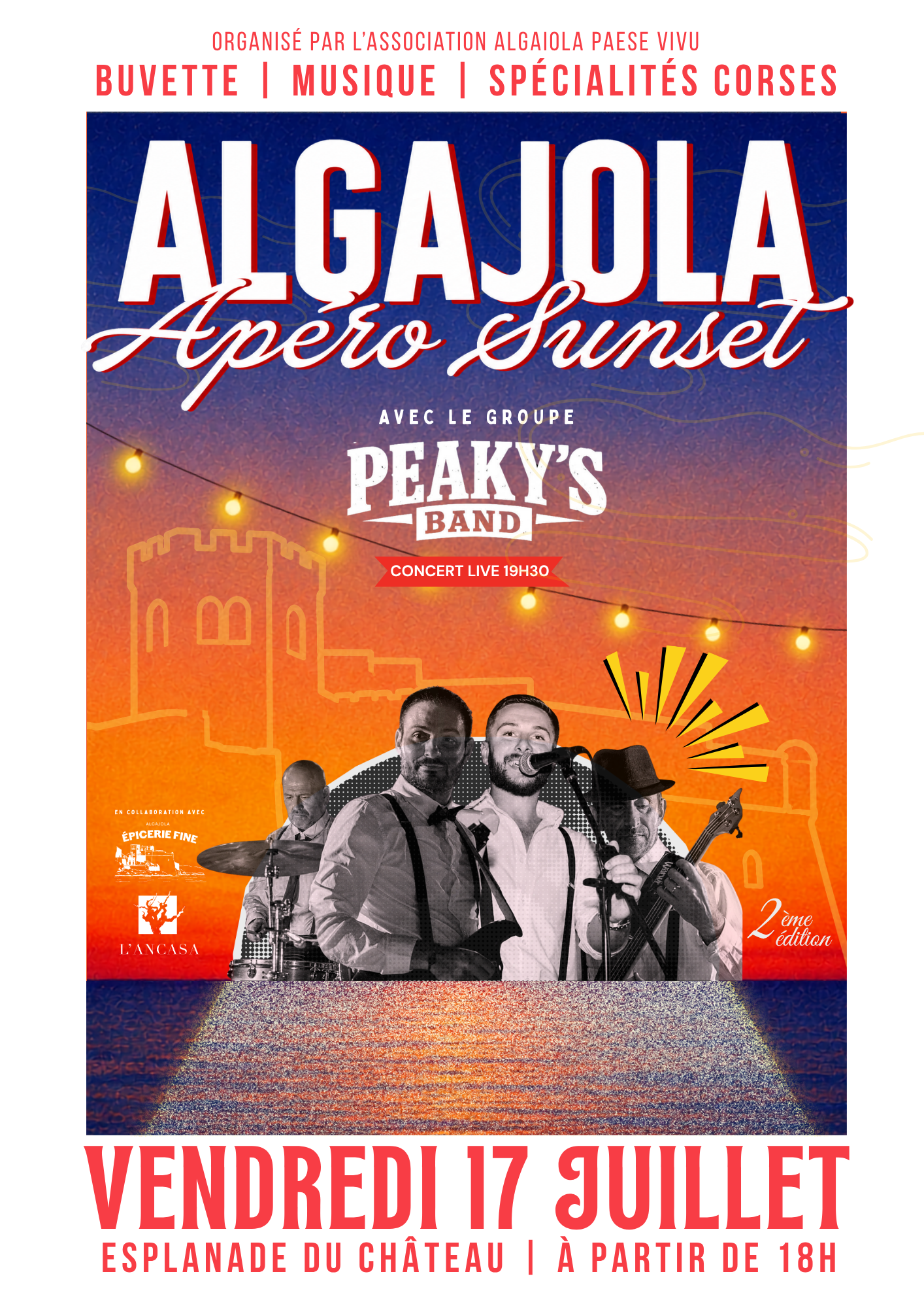 ☀️ALGAJOLA APÉRO SUNSET - 2EME ÉDITION☀️