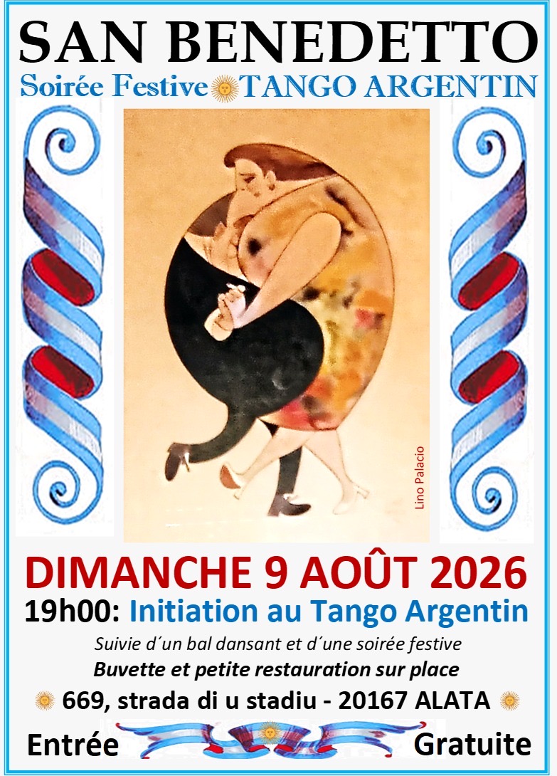 Affiche — Soirée Festive – Tango Argentin