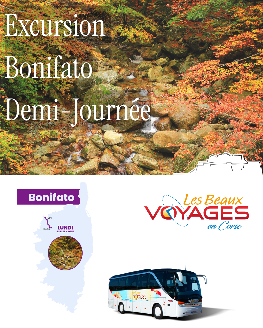 Affiche — Excursion Forêt de Bonifatu