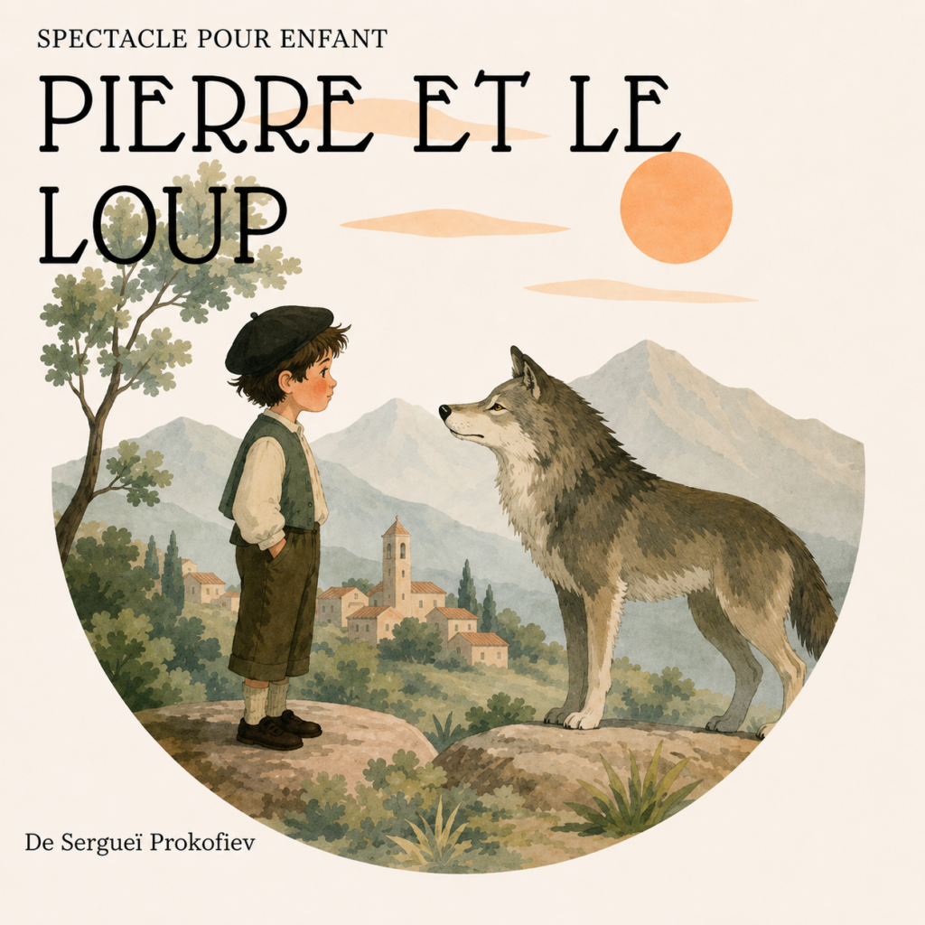 Affiche — Rencontres de Calenzana — Pierre et le loup