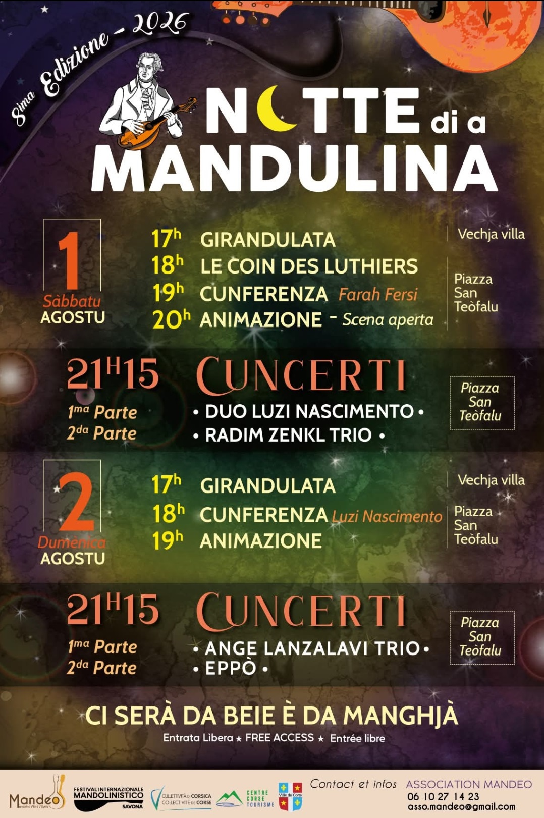 8ème Edition des Notte di a Mandulina