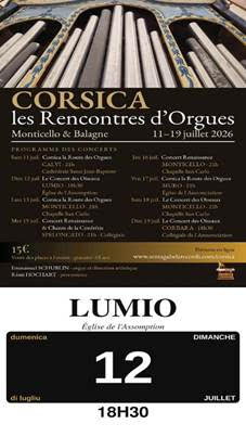 CORSICA les Rencontres d'Orgues — Le Concert des Oiseaux